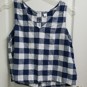Old Navy buffalo plaid top